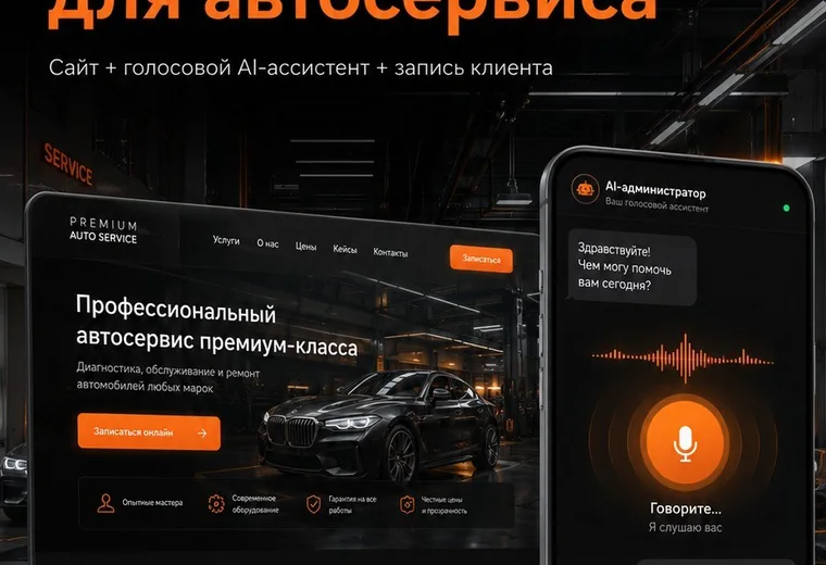 AI-администратор на сайте для автосервиса